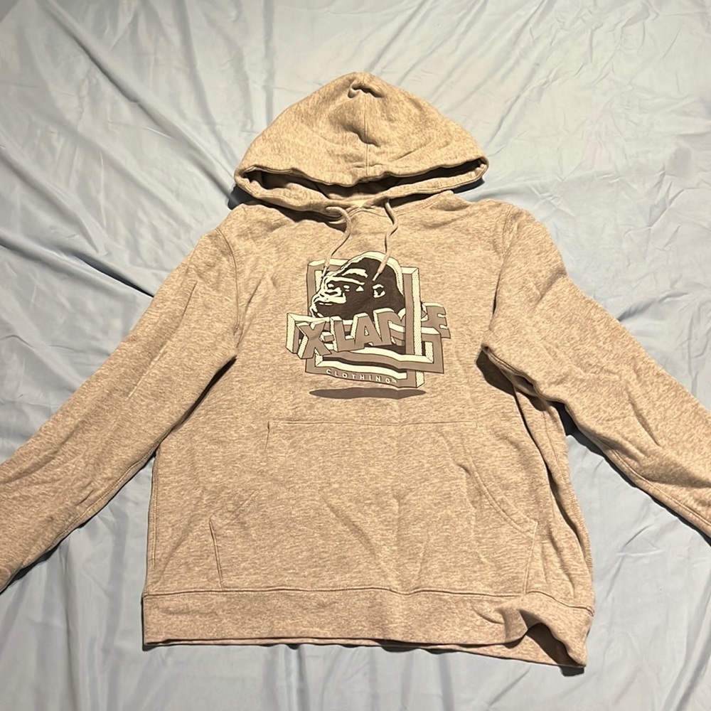 Gray XLARGE hoodie